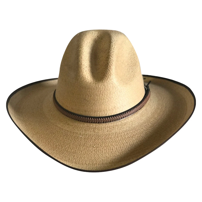 (image for) Fine Palm Straw Golden Gus Western Cowboy Hat