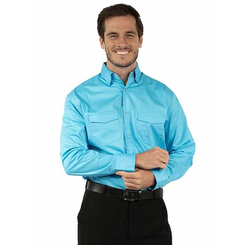 (image for) Premium Poplin Wesetrn Dress Shirt Snap Front