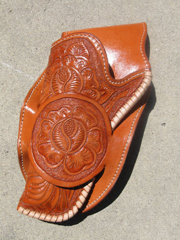 (image for) 1894 Al Furstnow Design Miles City Full Skirt Round Single Loop Gun Holster