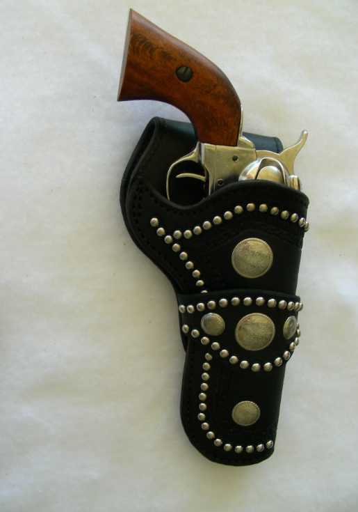 (image for) 1899 Miller 101 Wild West Show Style Gun Belt with Holsters and Speed Sled