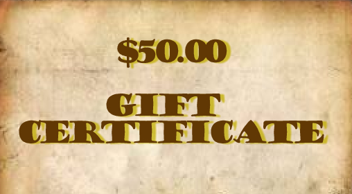 (image for) $50.00 Gift Certificate