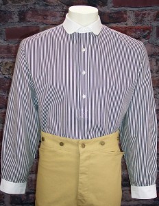 (image for) Bankers Old West Stripe Cotton Shirt