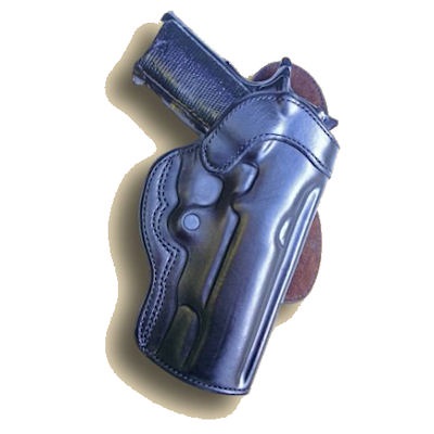 (image for) Conceal Carry Leather Gun / Pistol Paddle Holster