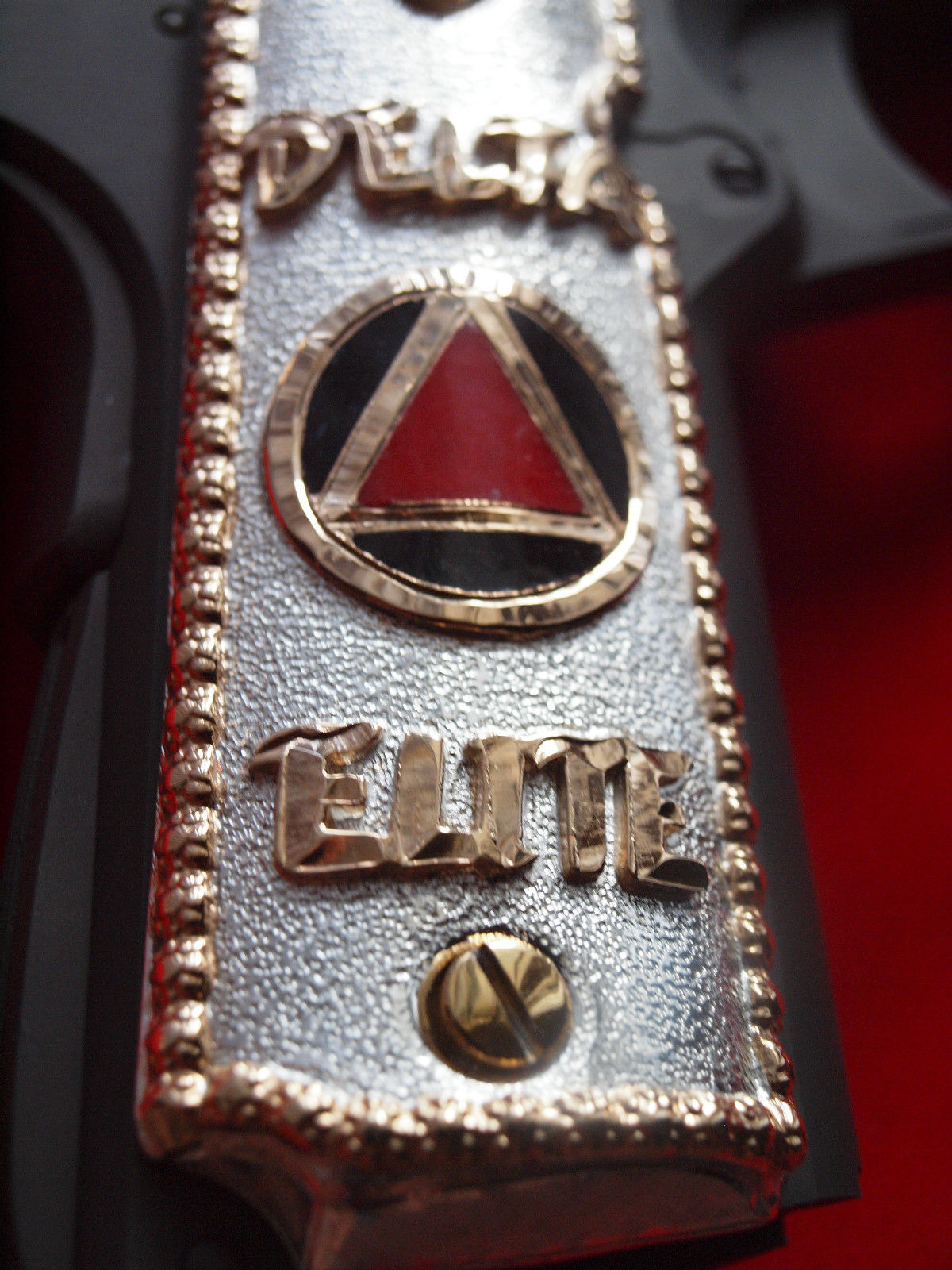 (image for) Delta Elite 1911 Nacre Resin Inlay Handgun Grips