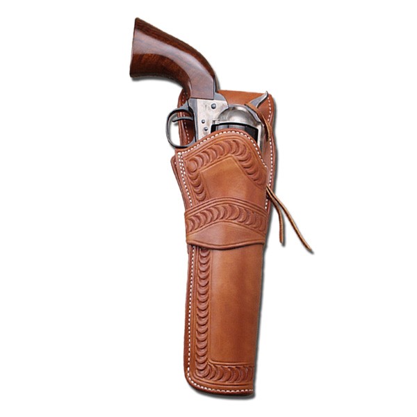 (image for) El Paso Saddlery Tapered Leather Competition Gun Belt with Fast Draw Speed Holster(s)