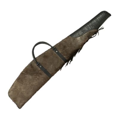 (image for) Rifle Carry Case Blue Wildebeest Hair On Hide