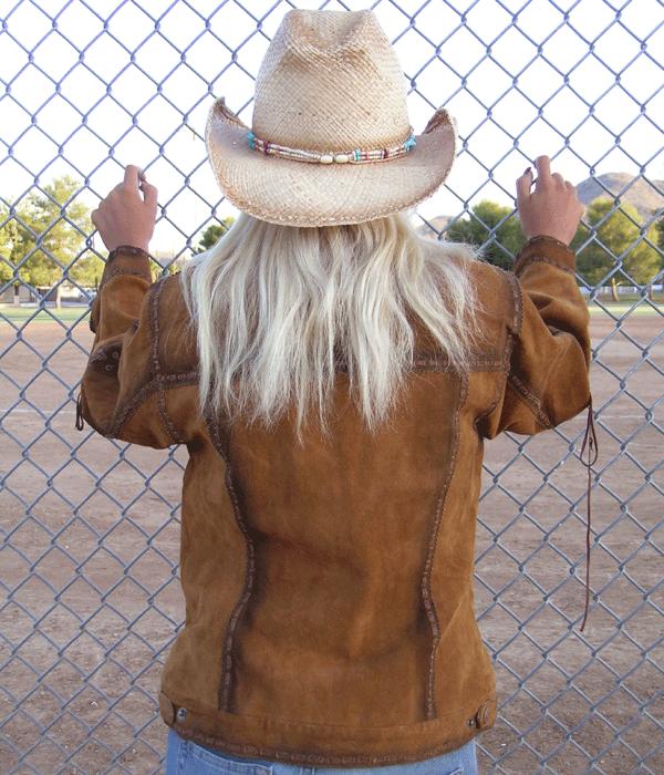 (image for) Ladies Rusty Suede Western Short Jacket