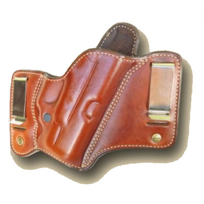 (image for) Leather IWB In the Waistband Gun / Pistol Belt Clip Holster