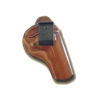 (image for) Leather IWB In the Waistband Holster with Synthetic Channel Clip