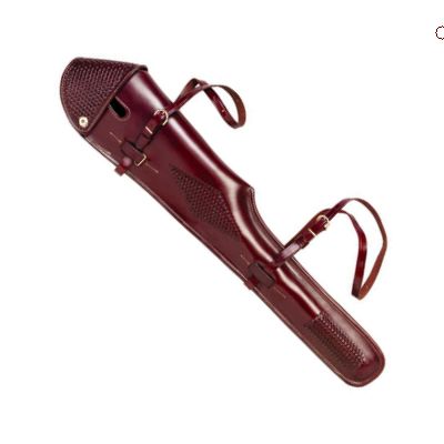 (image for) Leather Scoped Rifle Scabbard with Flap Cover