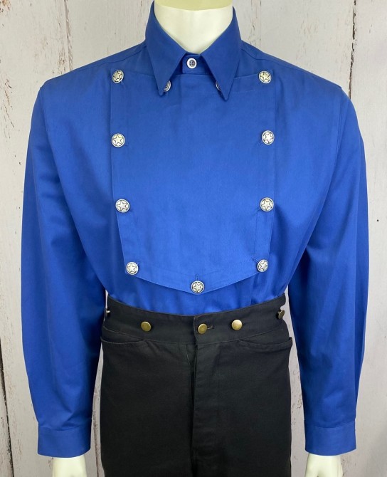 (image for) Longview Western Cowboy Cotton Bib Shirt