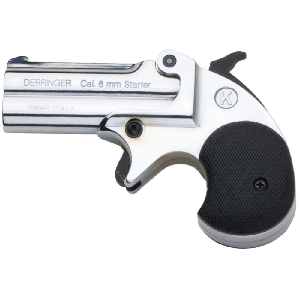 (image for) M1866 Double Barrel Old West Blank Nickel Derringer