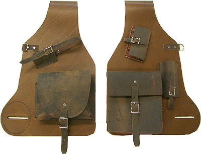 (image for) Leather Medicine Bags for Western Saddle