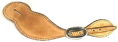 (image for) Plain Tear Drop Leather Western Spur Strap