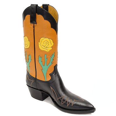 (image for) Rosemary Handmade Leather Cowboy Boots