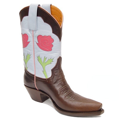 (image for) Rosemary Handmade Leather Cowboy Boots