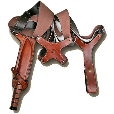 Shoulder Knife Sheath with Strap Tie Down