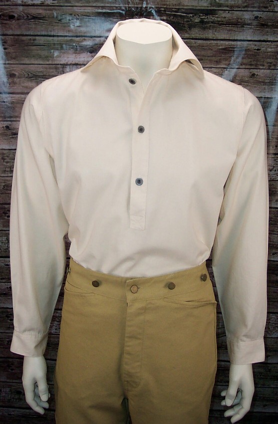 (image for) Vicksburg 1800s Old West Cotton Cowboy Shirt