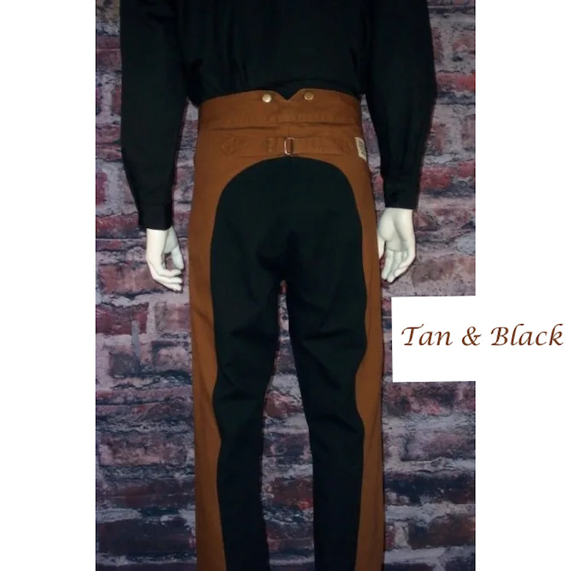 (image for) Western Cowboy Cotton Canvas Saddle Trousers