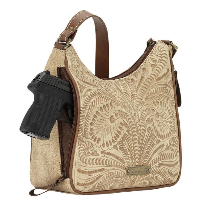 (image for) Annie's Secret Zip-Top Shoulder Bag w/ Conceal Carry Pocket