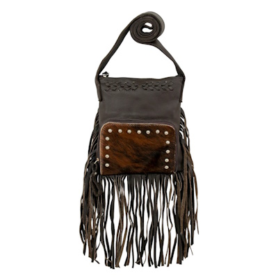 (image for) Fringed Cowgirl Crossbody w/ Front Compartment