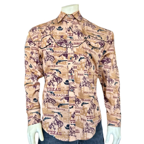 (image for) Men's Western States Shirt Brown