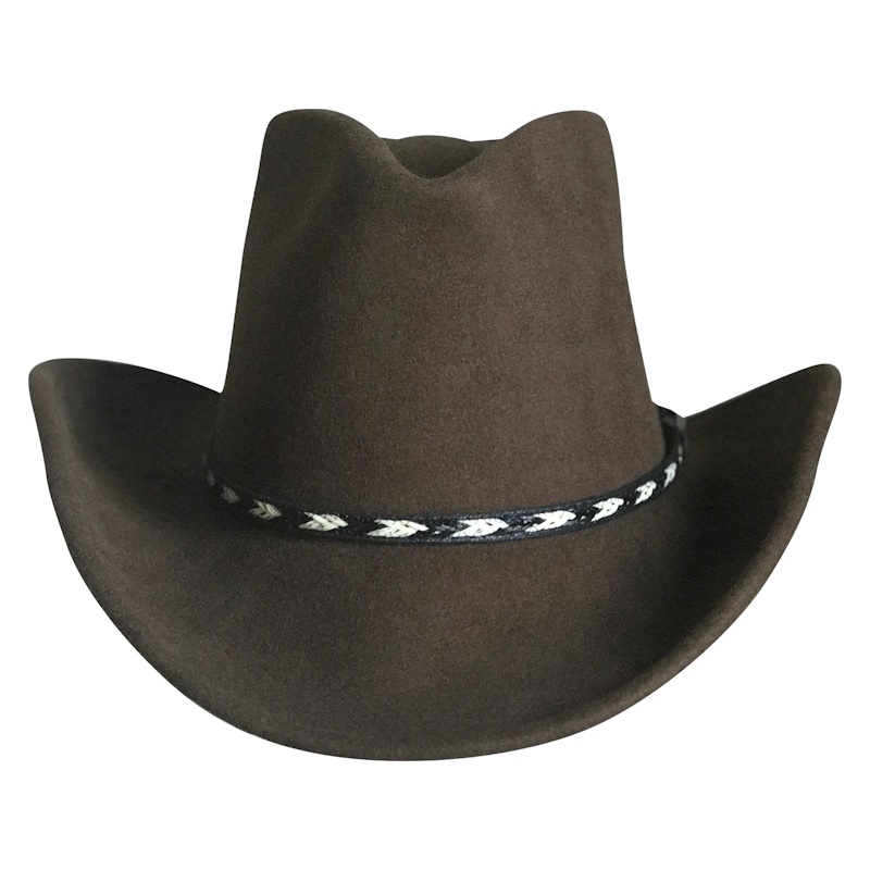 Crushable Brown Felt Western Cowboy Hat [1839BRN] : OldTradingPost.com ...