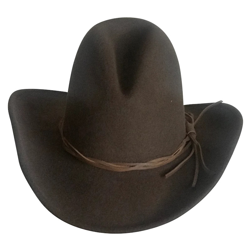 (image for) Lonesome Gus Brown Premium 100% Wool Western Cowboy Hat