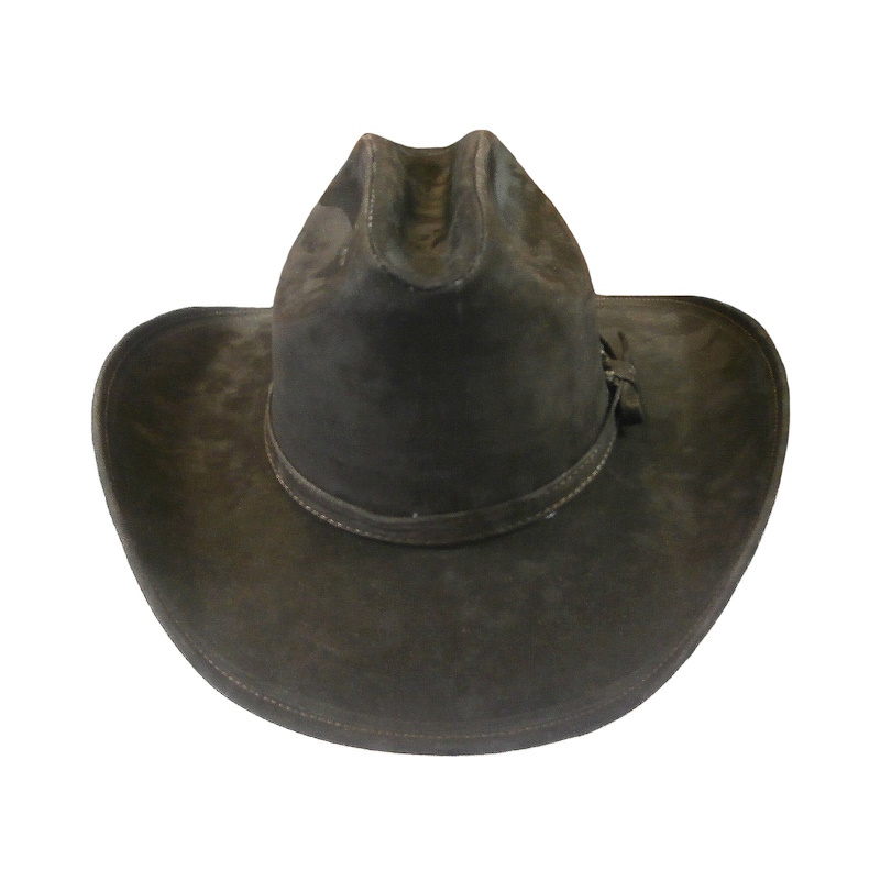 (image for) Brown Suede Leather Western Cowboy Hat