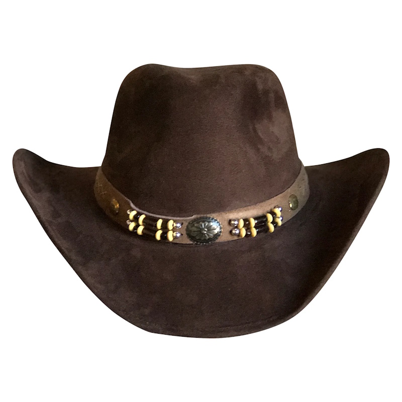 (image for) Suede Canyon Western Cowboy Hat in Brown