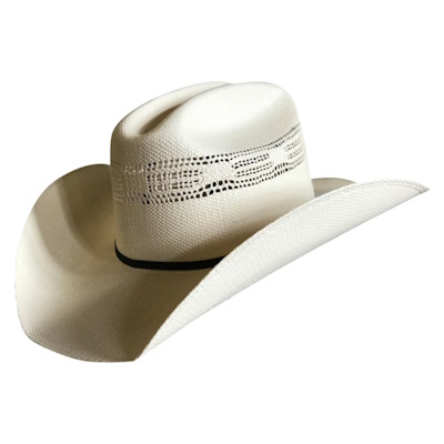 (image for) Bangora Vented Straw Western Cowboy Hat