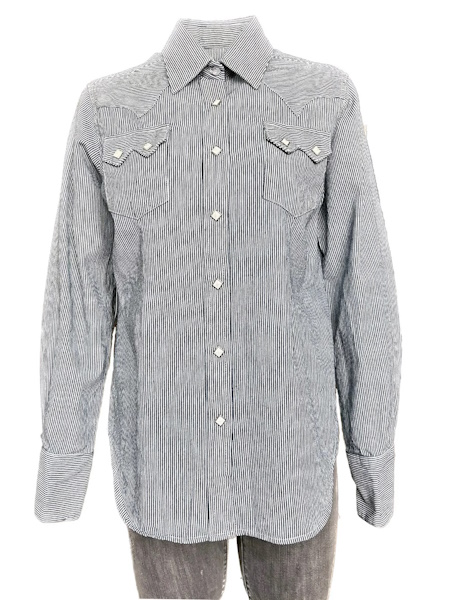 (image for) Women's Signature Denim Pinstripe Western Shirt