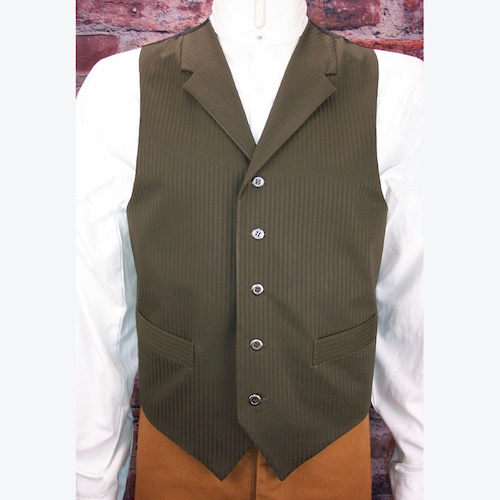 (image for) Sacramento Vest Polyester Two Pockets & Notched Lapels