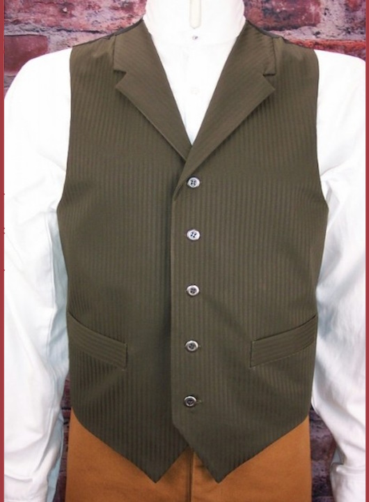 (image for) Sacramento Vest Polyester Two Pockets & Notched Lapels