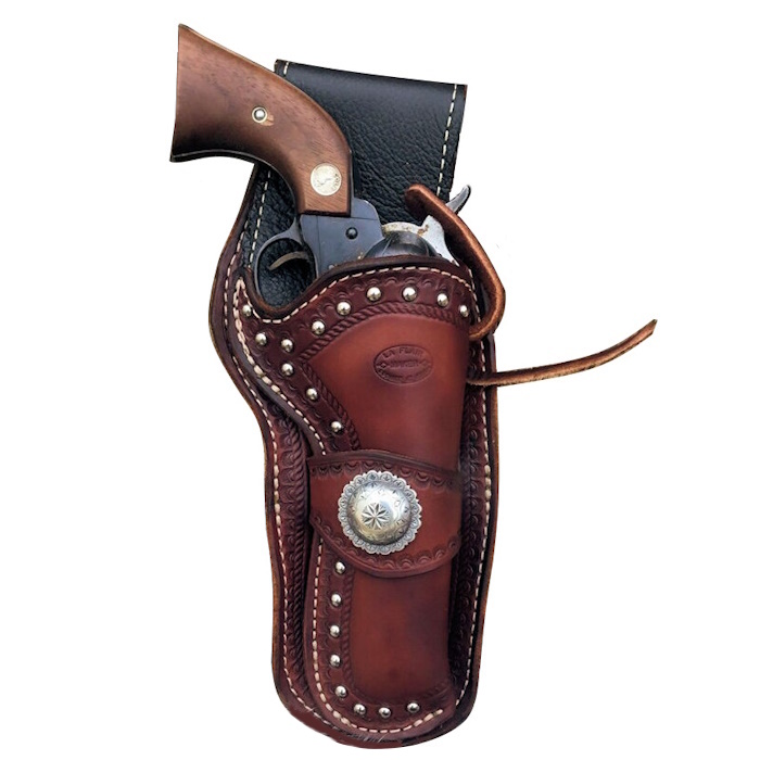 (image for) 1919 Shipley Design Western Gun Belt with Side Holster