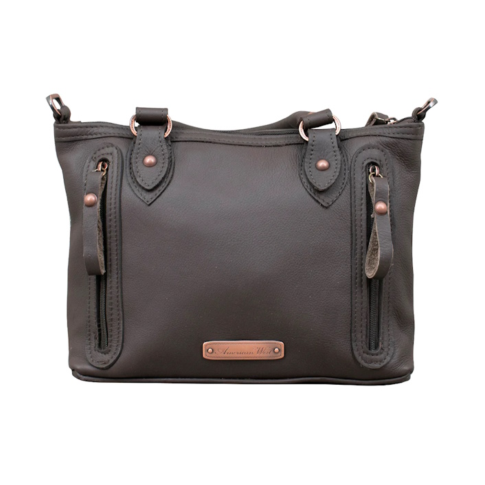 (image for) Cowtown Small Zip-Top Satchel w/ Conceal Carry Pocket