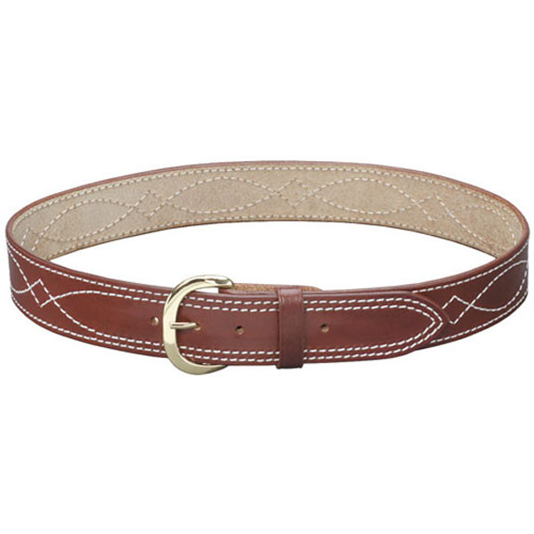 (image for) 1 1/2" Lazy Stitch Leather Belt