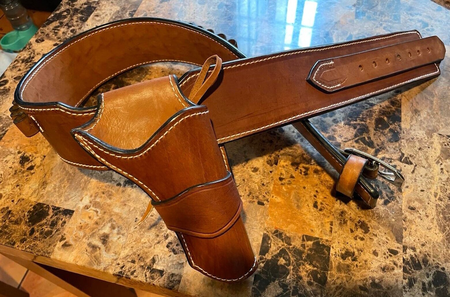 (image for) Western Shootist Gun Belt with Half Breed Holster