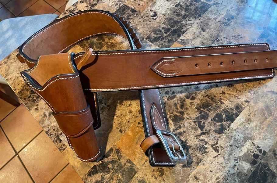 (image for) Western Shootist Gun Belt with Half Breed Holster