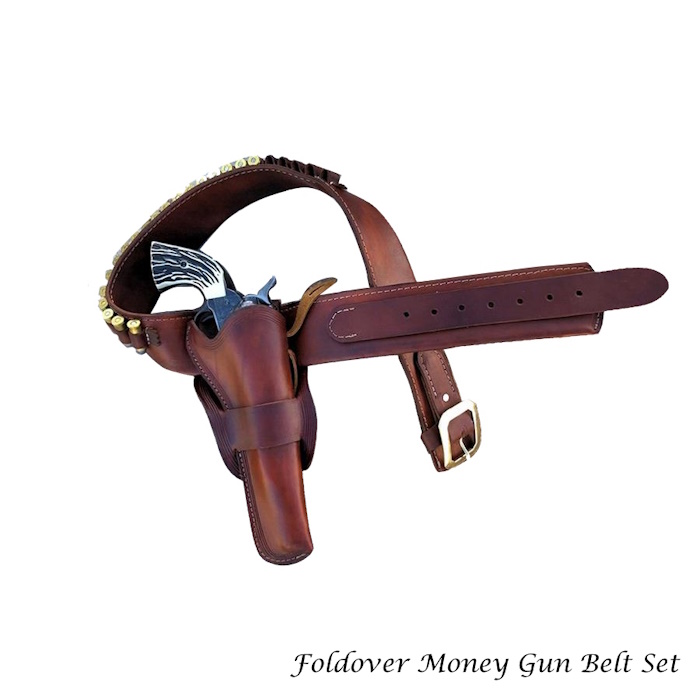 (image for) 1873 Tom Padgitt Design Rio Grande Lined Gun Belt & Half Skirt Holster(s)