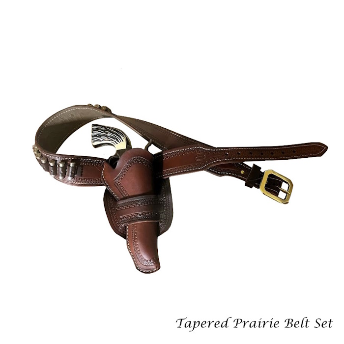 (image for) 1873 Tom Padgitt Design Rio Grande Lined Gun Belt & Half Skirt Holster(s)