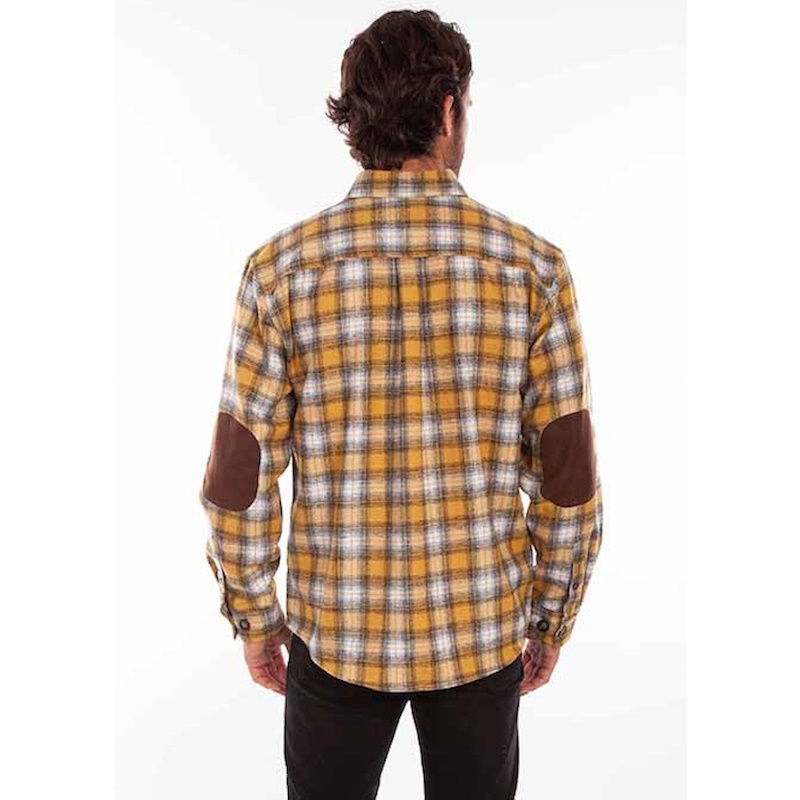 (image for) Medium Weight Wool Blend Flannel Shirt