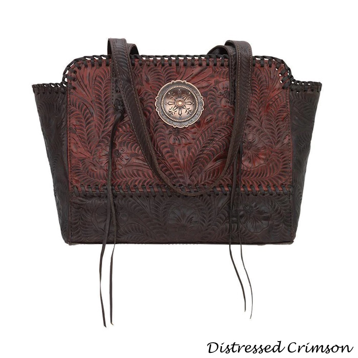 (image for) Annie's Secret Zip-Top Shoulder Bag Tote w/ Conceal Carry Pocket